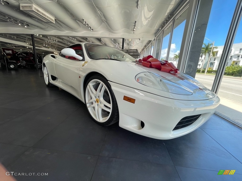 White 2003 Ferrari 360 Modena F1 Exterior Photo #142177059