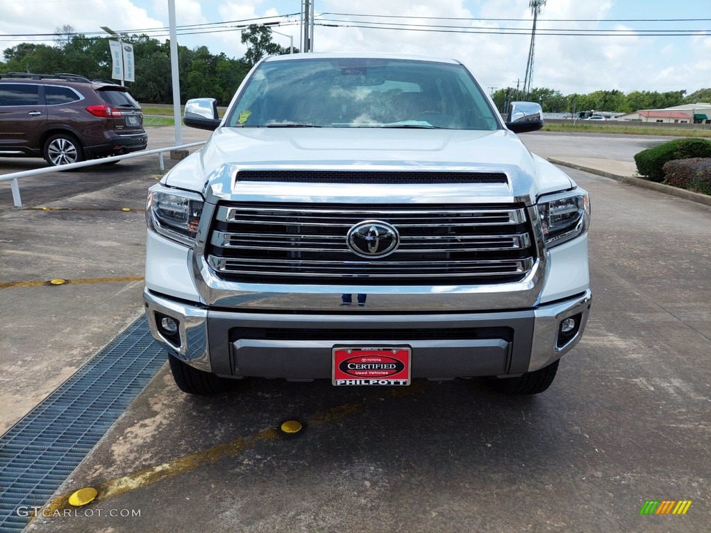 2021 Tundra 1794 CrewMax 4x4 - Wind Chill Pearl / 1794 Edition Brown/Black photo #9