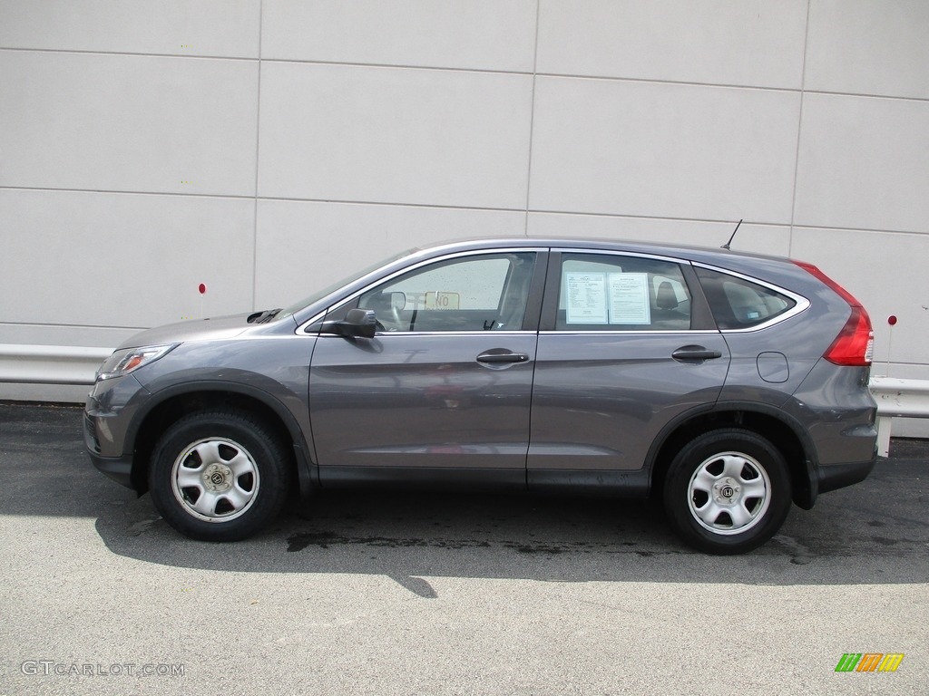 2016 CR-V LX AWD - Modern Steel Metallic / Gray photo #1