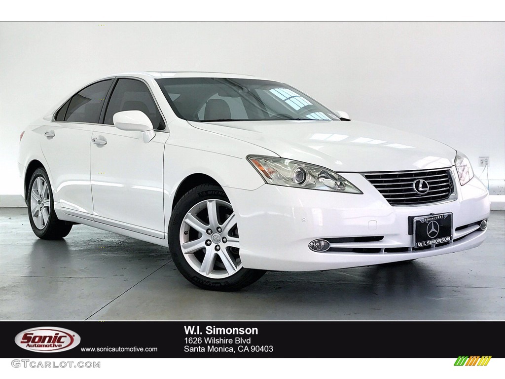2009 ES 350 - Starfire Pearl White / Cashmere photo #1