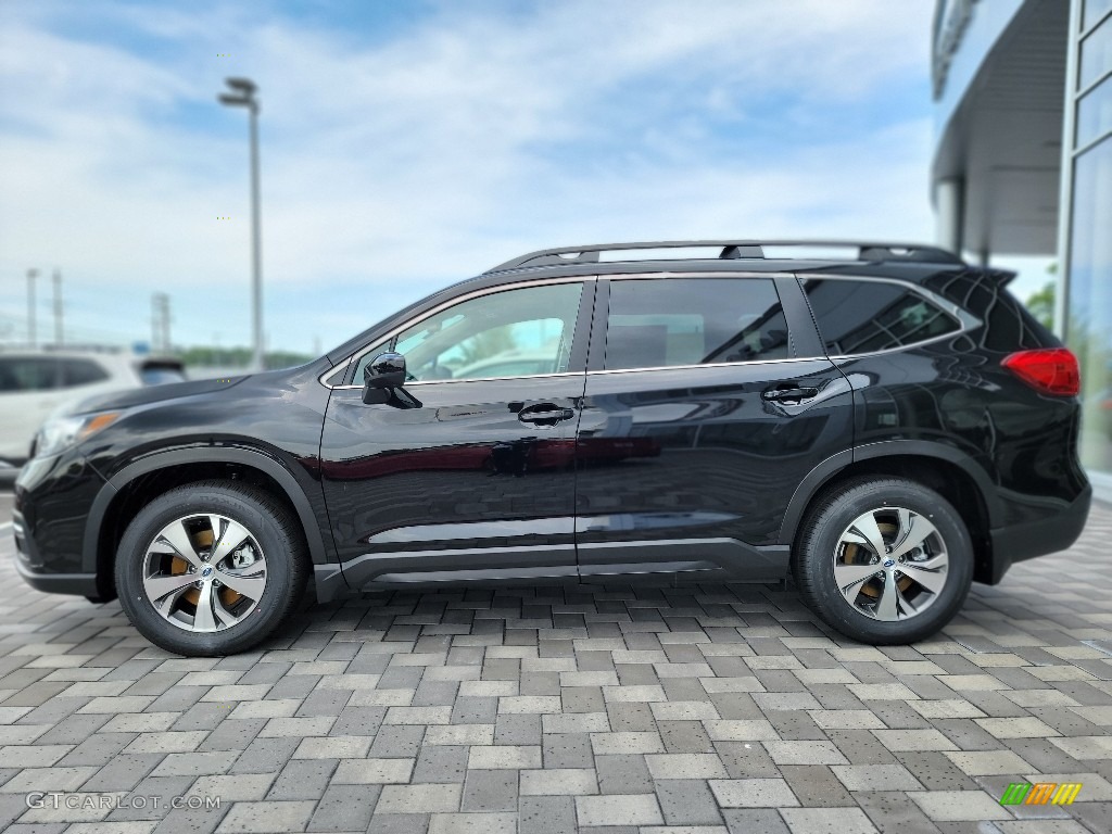 Crystal Black Silica 2021 Subaru Ascent Premium Exterior Photo #142180500
