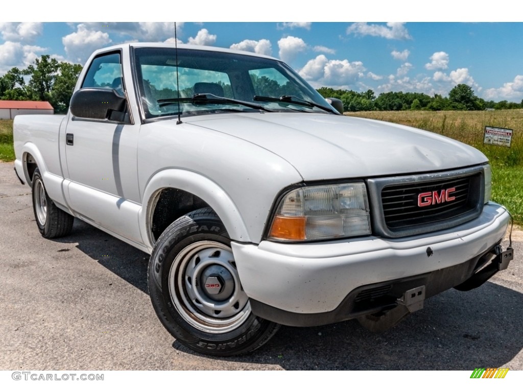 2001 Sonoma SL Regular Cab - Summit White / Graphite photo #1