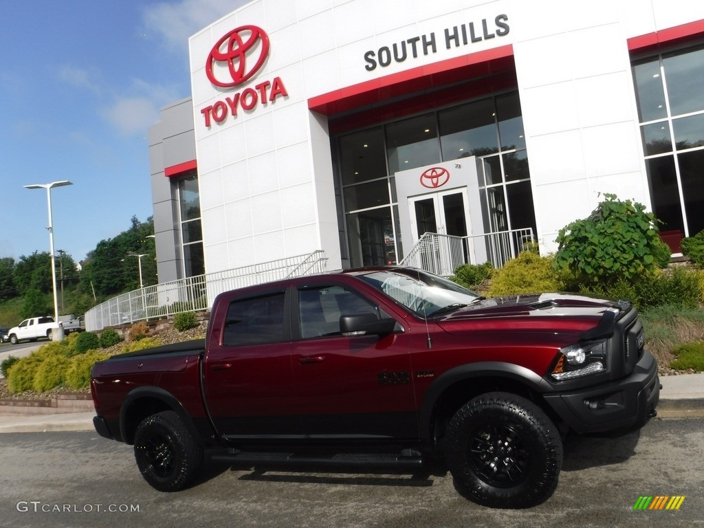 2018 1500 Rebel Crew Cab 4x4 - Delmonico Red Pearl / Black photo #2