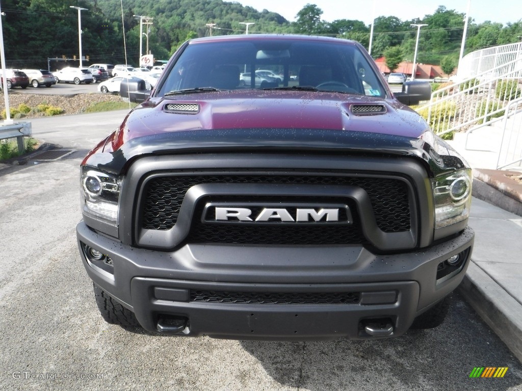 2018 1500 Rebel Crew Cab 4x4 - Delmonico Red Pearl / Black photo #16
