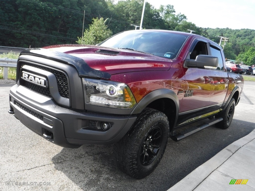 2018 1500 Rebel Crew Cab 4x4 - Delmonico Red Pearl / Black photo #17