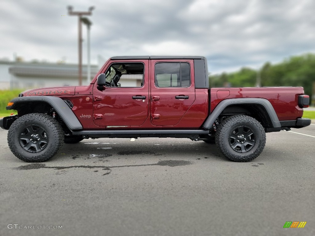 Snazzberry Pearl 2021 Jeep Gladiator Mojave 4x4 Exterior Photo #142181643
