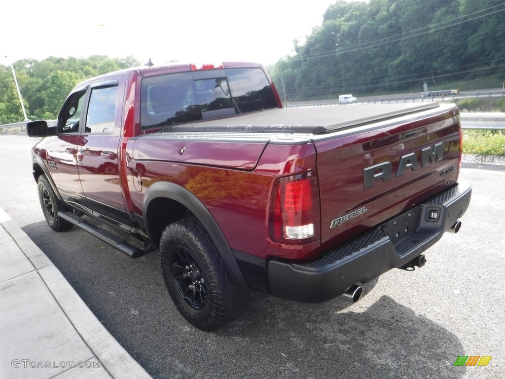 2018 1500 Rebel Crew Cab 4x4 - Delmonico Red Pearl / Black photo #21