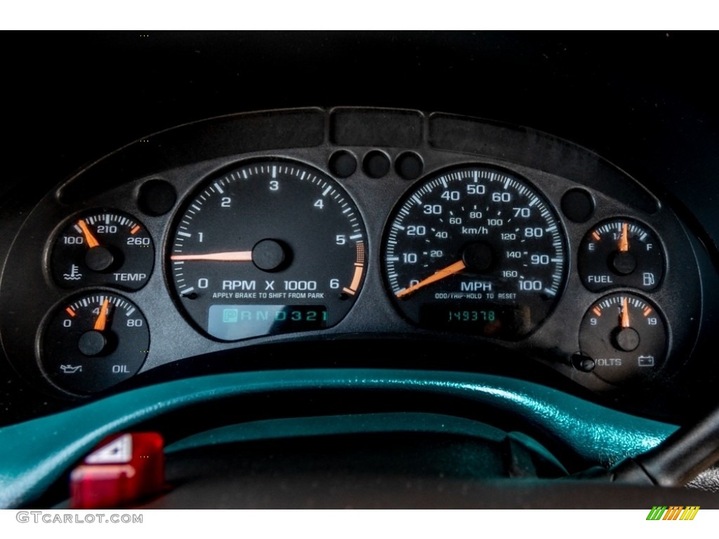 2001 GMC Sonoma SL Regular Cab Gauges Photos