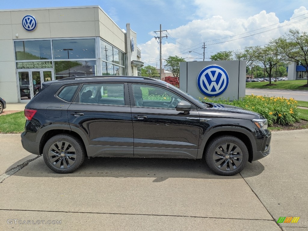 Deep Black Pearl 2022 Volkswagen Taos S Exterior Photo #142181889