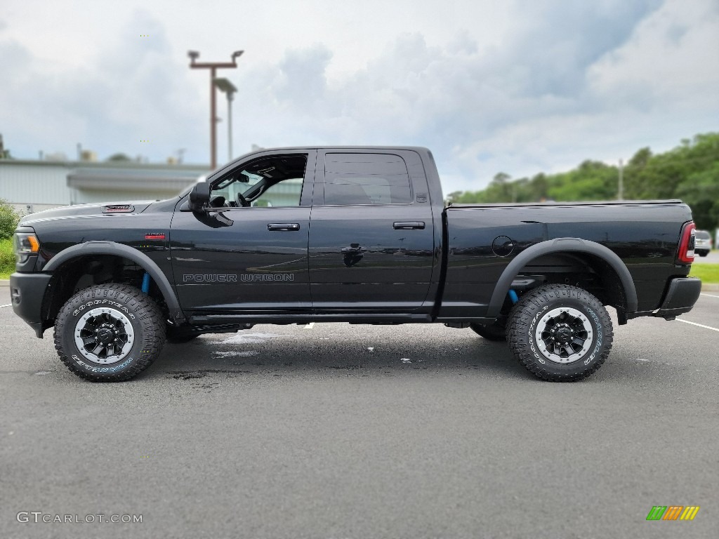Diamond Black Crystal Pearl 2021 Ram 2500 Power Wagon Crew Cab 4x4 Exterior Photo #142181964