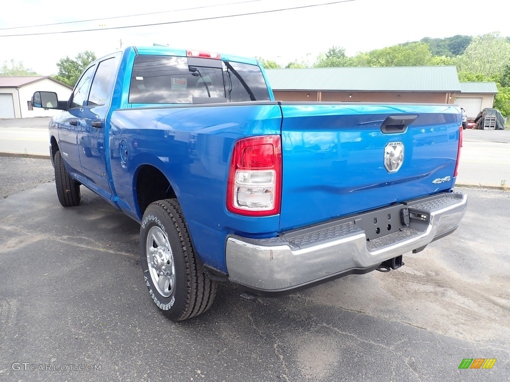 2021 2500 Tradesman Crew Cab 4x4 - Hydro Blue Pearl / Black photo #4