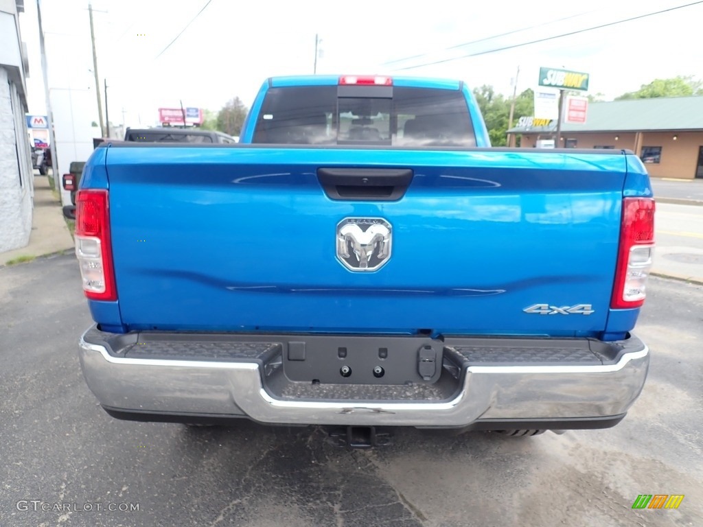2021 2500 Tradesman Crew Cab 4x4 - Hydro Blue Pearl / Black photo #5