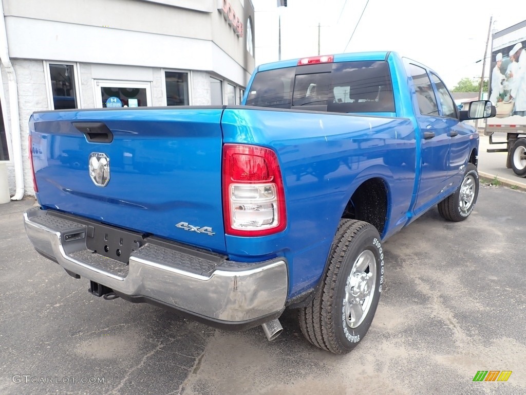 2021 2500 Tradesman Crew Cab 4x4 - Hydro Blue Pearl / Black photo #6