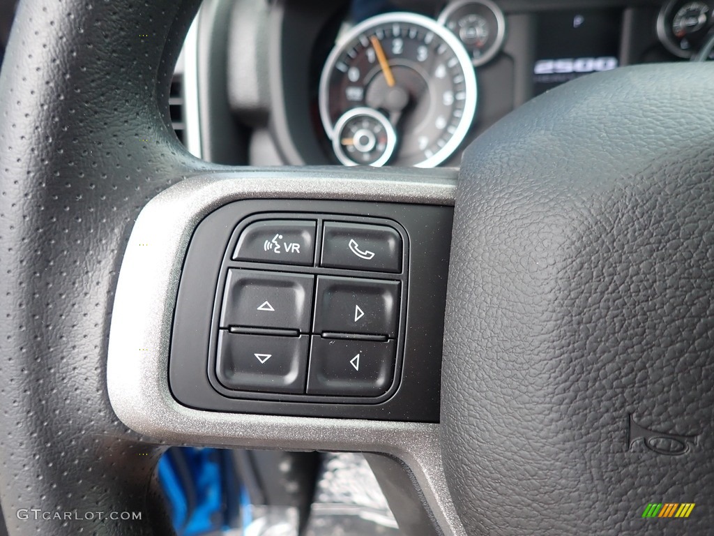2021 2500 Tradesman Crew Cab 4x4 - Hydro Blue Pearl / Black photo #17