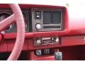 1980 Chevrolet Camaro Carmine Red Interior Controls Photo