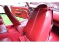 1980 Chevrolet Camaro Carmine Red Interior Front Seat Photo