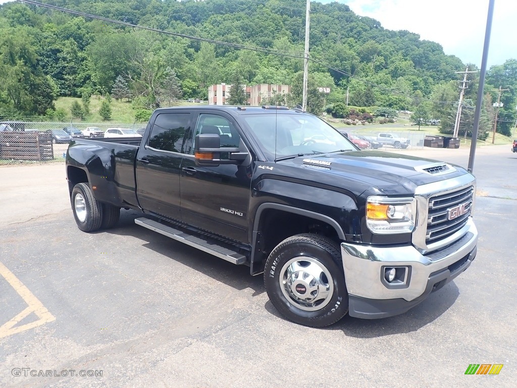 2018 Sierra 3500HD SLE Crew Cab 4x4 - Onyx Black / Jet Black photo #4