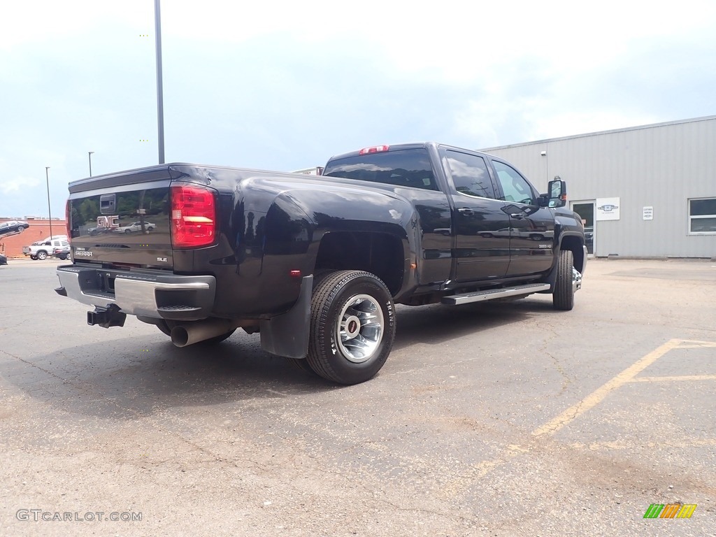2018 Sierra 3500HD SLE Crew Cab 4x4 - Onyx Black / Jet Black photo #16