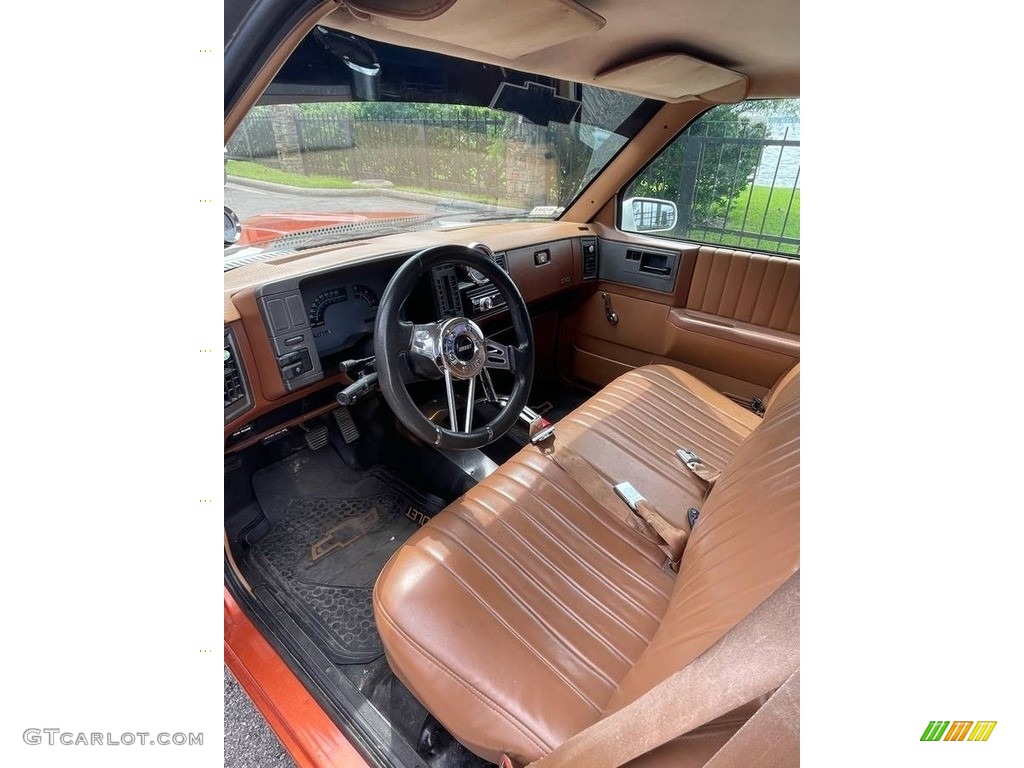 Saddle Interior 1989 Chevrolet S10 Regular Cab Photo #142184772