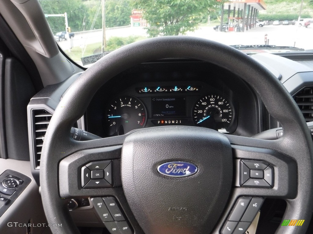 2016 F150 XL SuperCab 4x4 - Lithium Gray / Medium Earth Gray photo #7