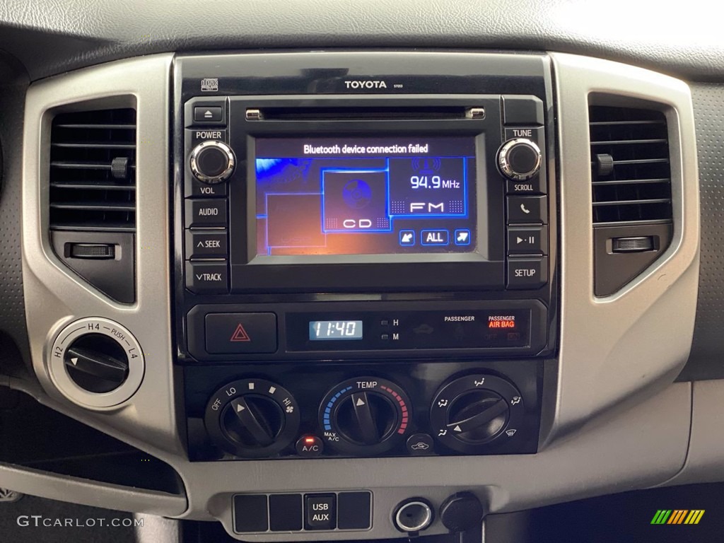 2013 Tacoma V6 SR5 Double Cab 4x4 - Silver Streak Mica / Graphite photo #18