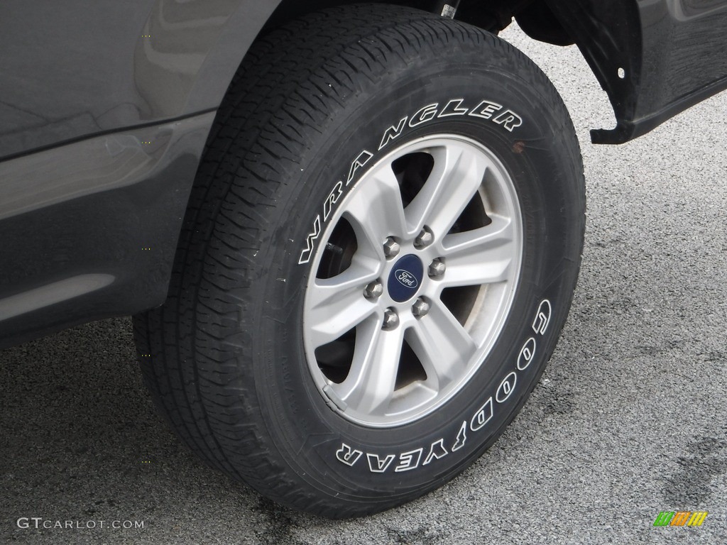 2016 F150 XL SuperCab 4x4 - Lithium Gray / Medium Earth Gray photo #12