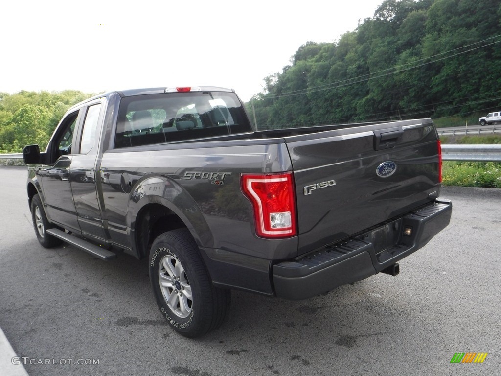 2016 F150 XL SuperCab 4x4 - Lithium Gray / Medium Earth Gray photo #14