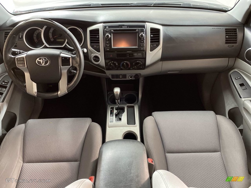 2013 Tacoma V6 SR5 Double Cab 4x4 - Silver Streak Mica / Graphite photo #25