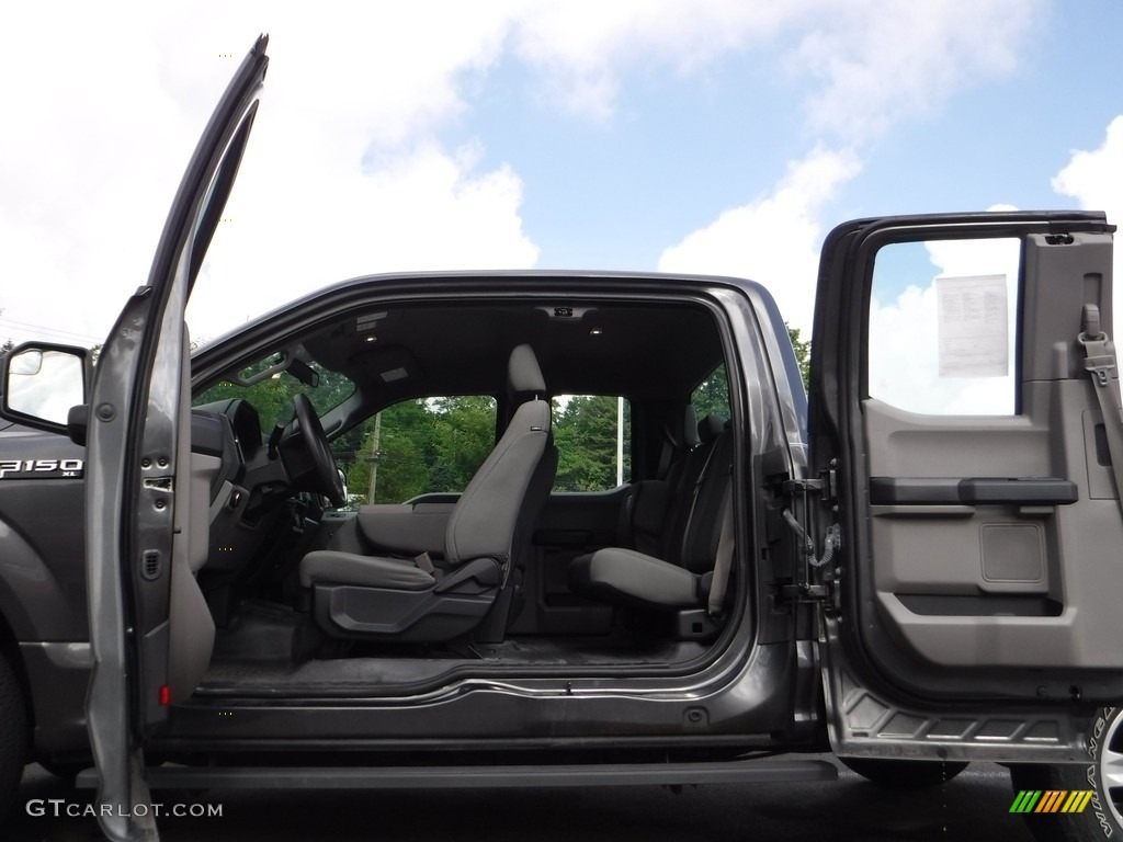 2016 F150 XL SuperCab 4x4 - Lithium Gray / Medium Earth Gray photo #20