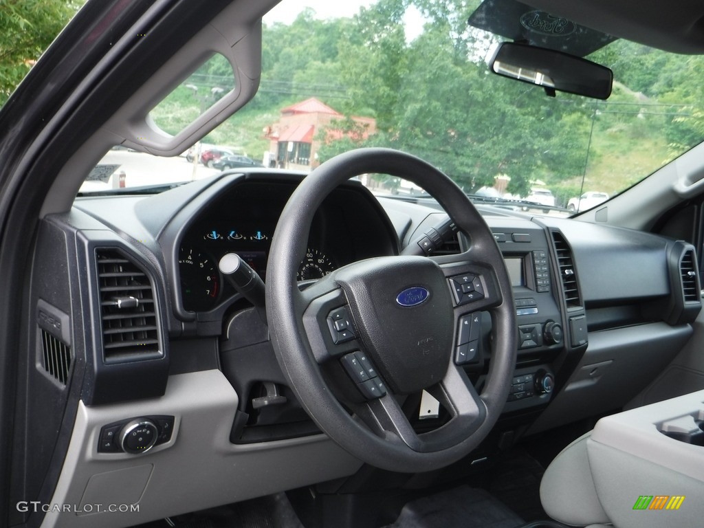 2016 F150 XL SuperCab 4x4 - Lithium Gray / Medium Earth Gray photo #21