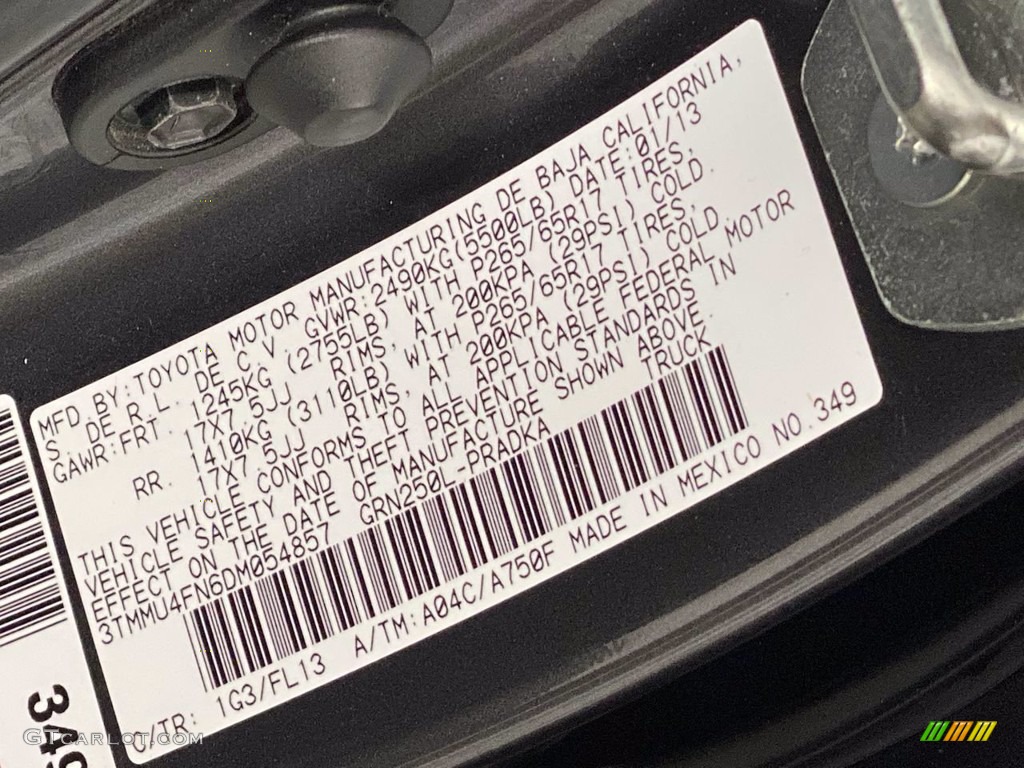 2013 Tacoma V6 SR5 Double Cab 4x4 - Silver Streak Mica / Graphite photo #30
