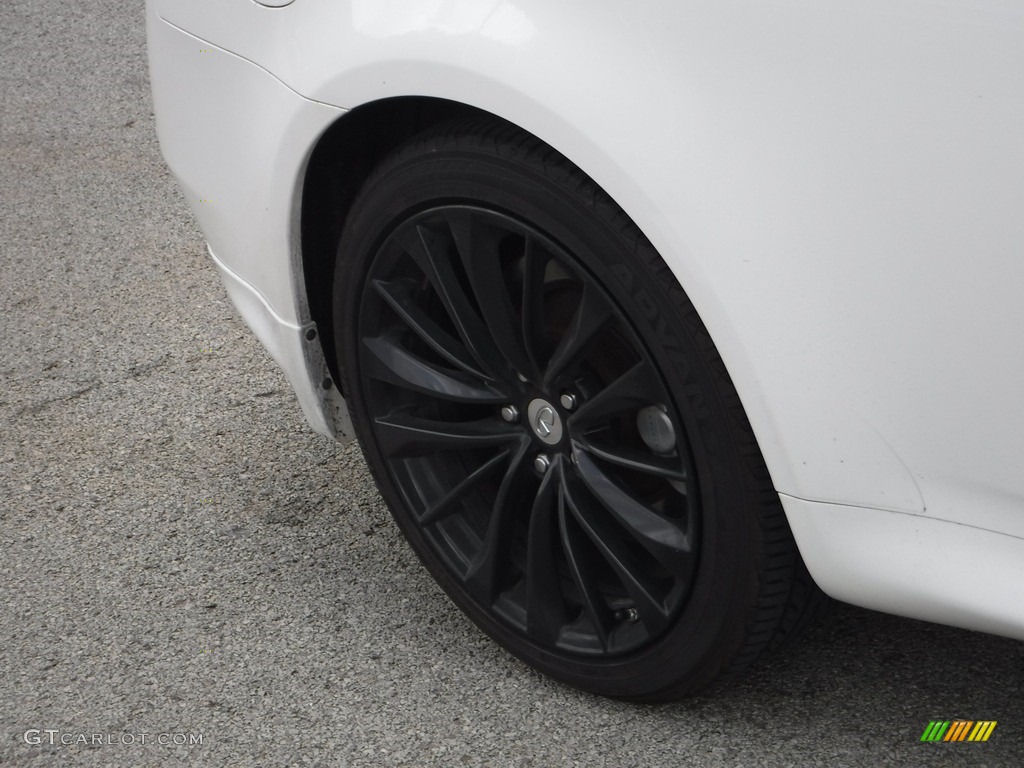 2013 G 37 x AWD Coupe - Moonlight White / Graphite photo #11