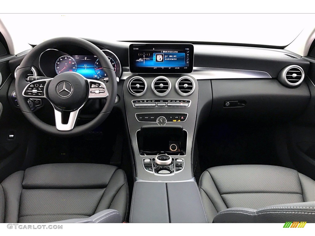 2021 Mercedes-Benz C 300 Sedan Magma Gray/Black Dashboard Photo #142187187