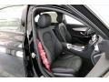 Black/DINAMICA w/Red Stitching Interior Photo for 2021 Mercedes-Benz C #142187391