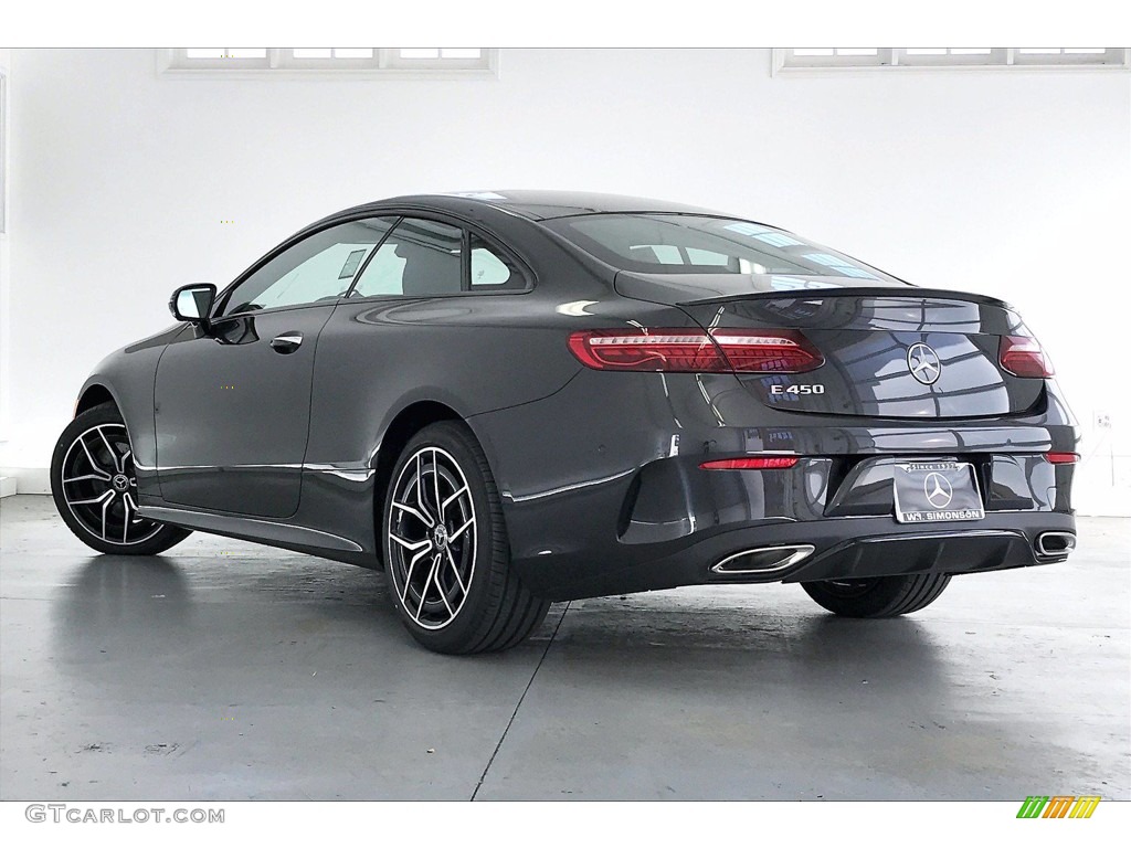 2021 E 450 Coupe - Graphite Gray Metallic / Black photo #2