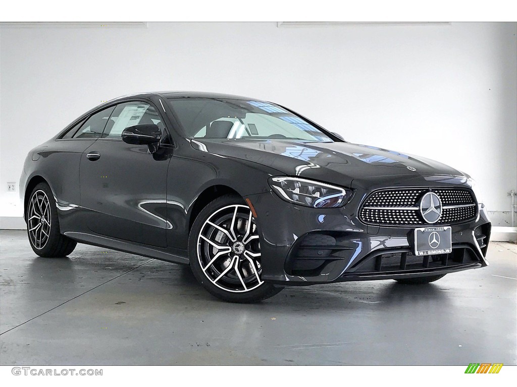 2021 E 450 Coupe - Graphite Gray Metallic / Black photo #12