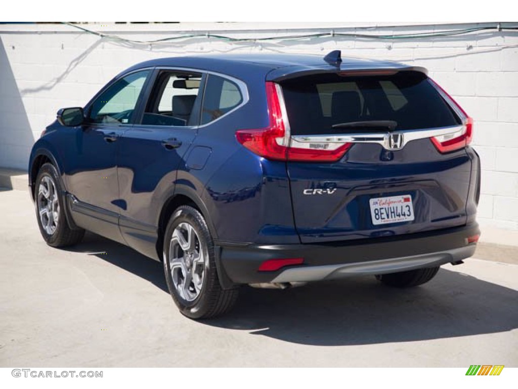 2018 CR-V EX-L - Obsidian Blue Pearl / Gray photo #2