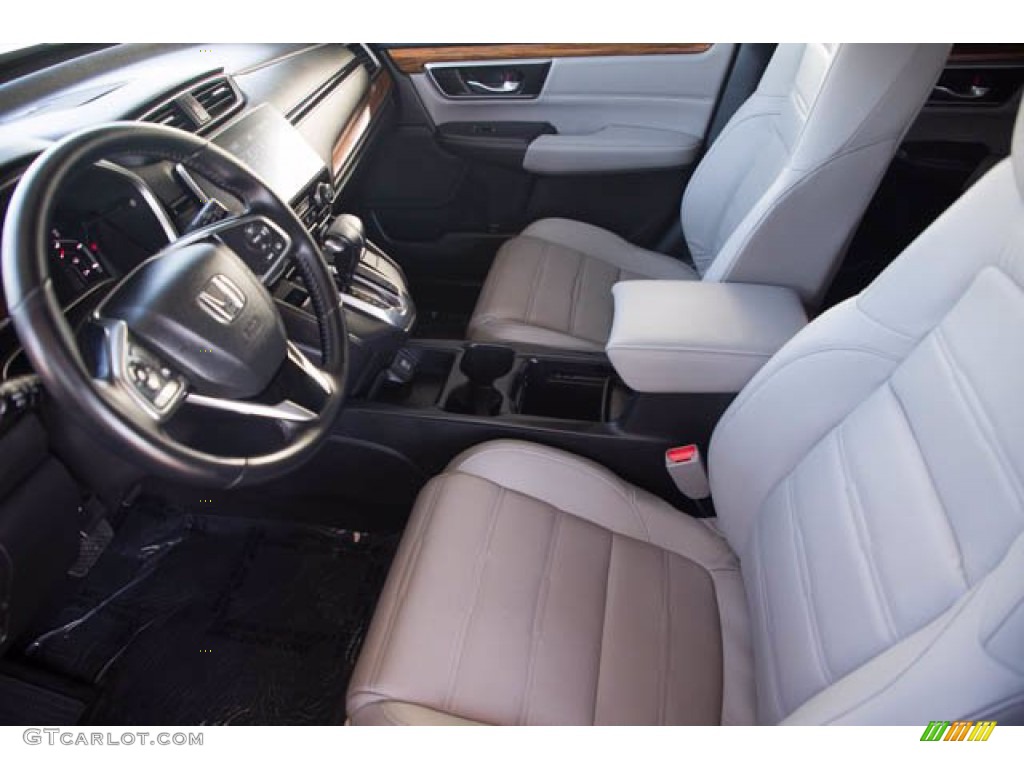 2018 CR-V EX-L - Obsidian Blue Pearl / Gray photo #3