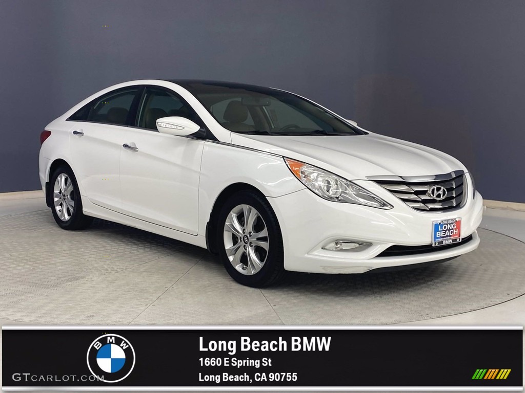 2013 Sonata Limited - Shimmering White / Camel photo #1
