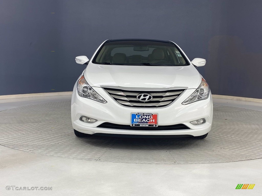 2013 Sonata Limited - Shimmering White / Camel photo #2