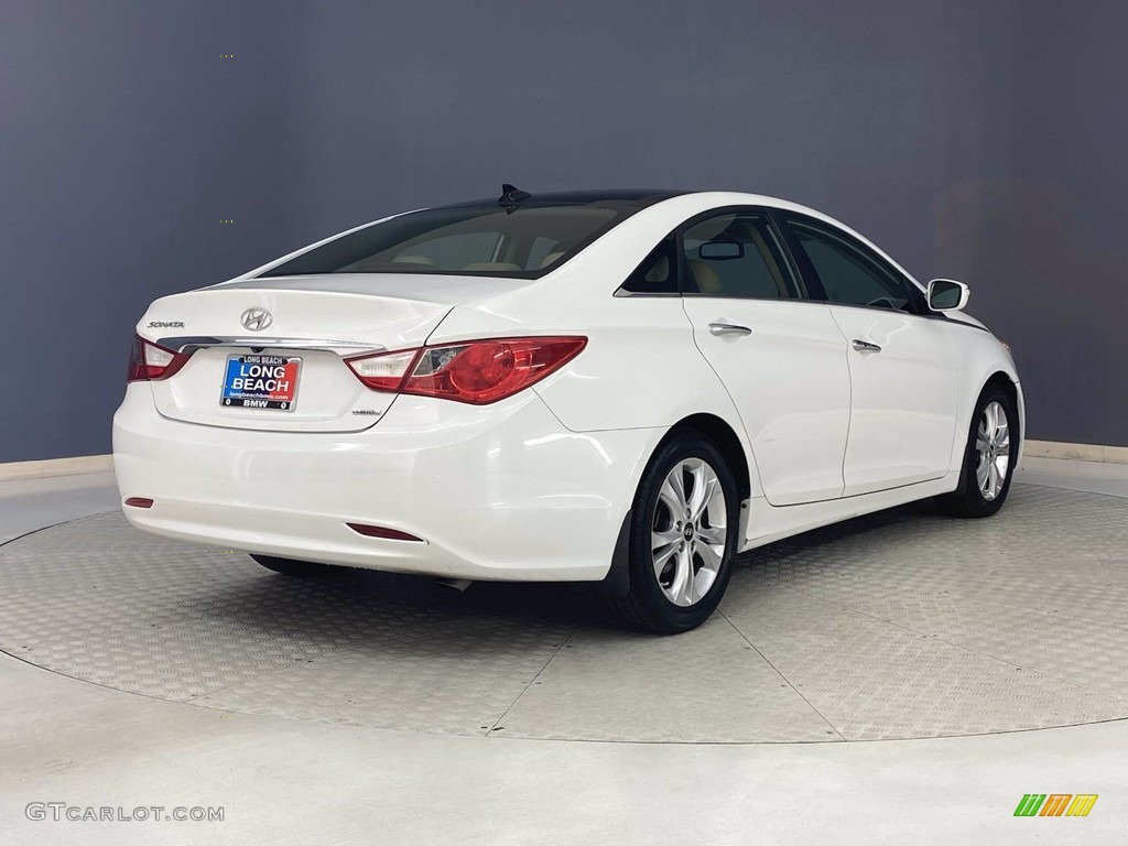 2013 Sonata Limited - Shimmering White / Camel photo #5