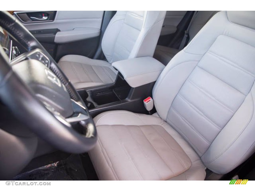 2018 CR-V EX-L - Obsidian Blue Pearl / Gray photo #17