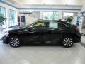 Crystal Black Pearl - Civic LX Hatchback Photo No. 10