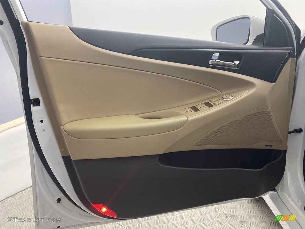 2013 Sonata Limited - Shimmering White / Camel photo #13