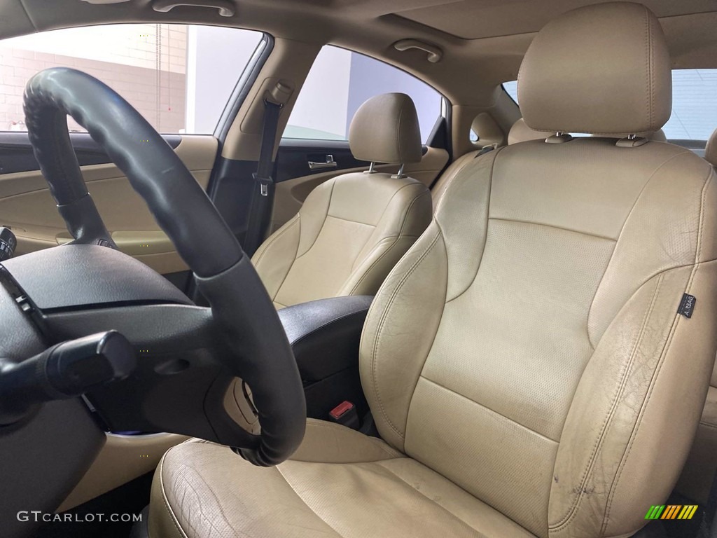 2013 Sonata Limited - Shimmering White / Camel photo #17