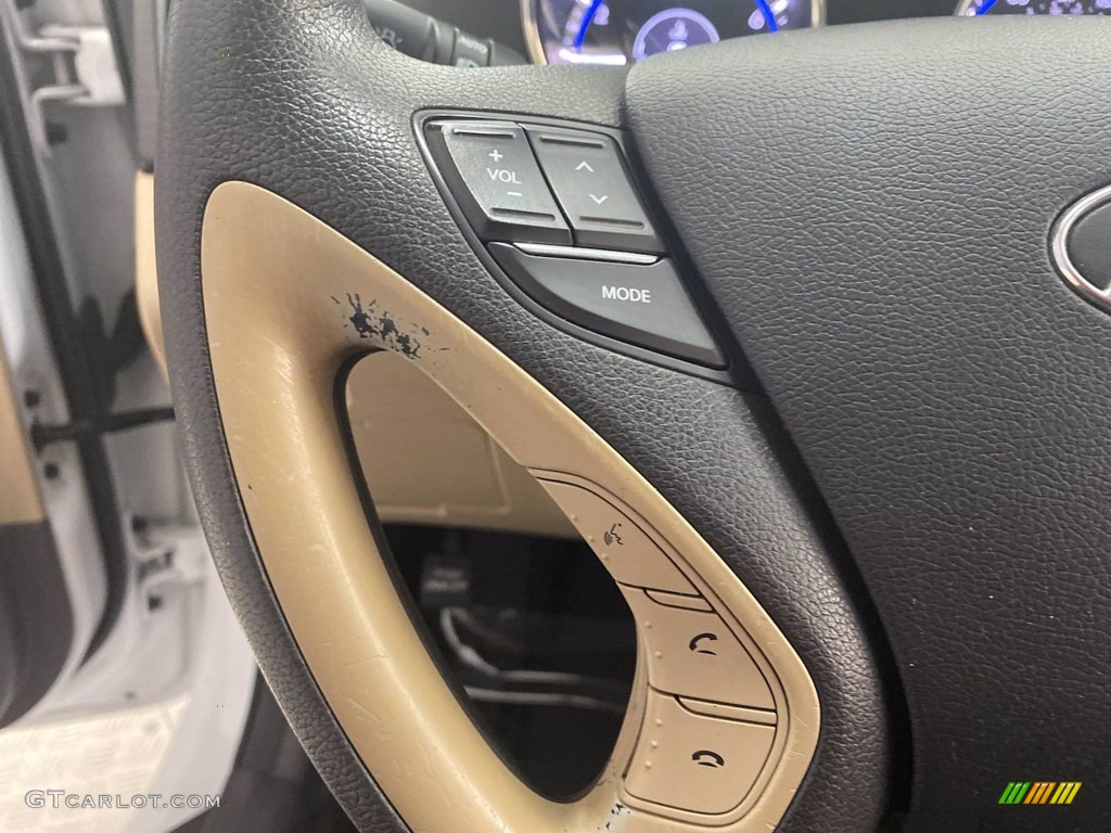 2013 Sonata Limited - Shimmering White / Camel photo #19