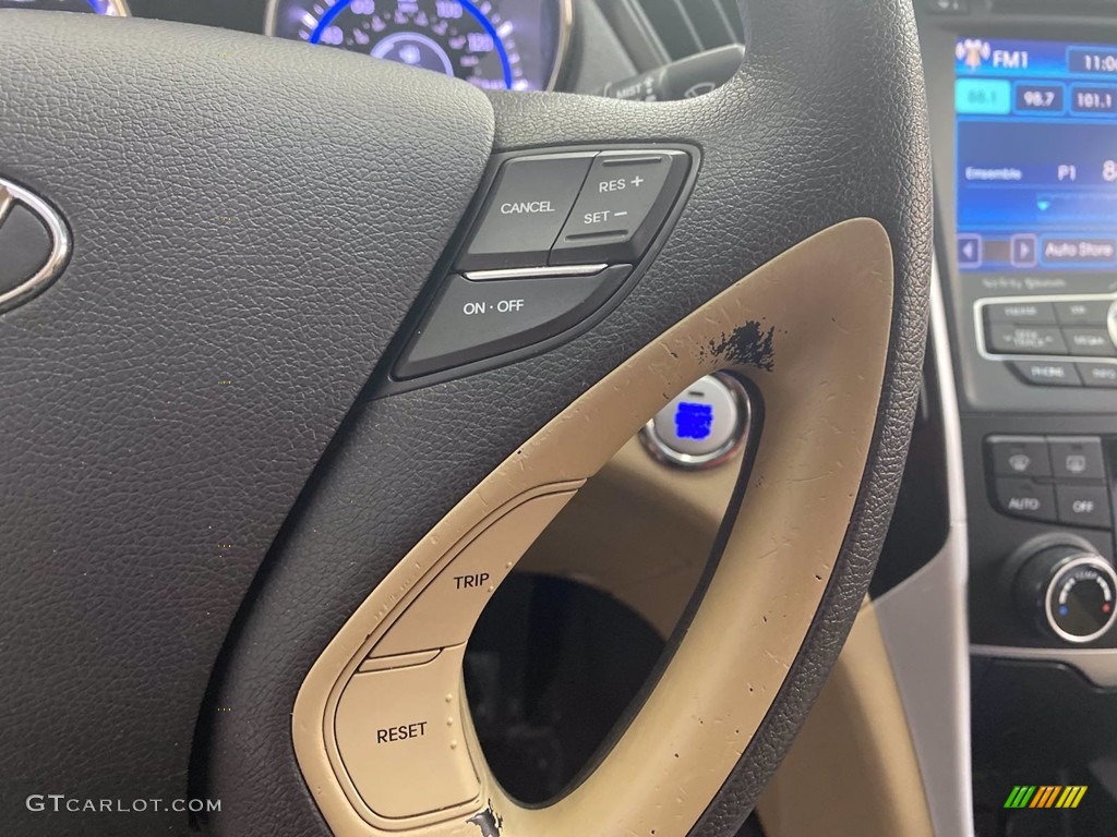 2013 Sonata Limited - Shimmering White / Camel photo #20