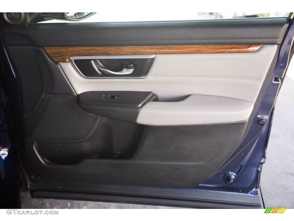 2018 CR-V EX-L - Obsidian Blue Pearl / Gray photo #32
