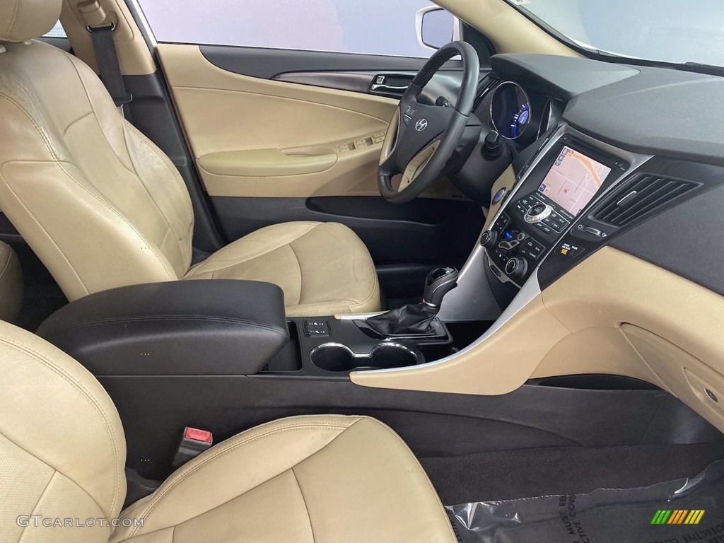 2013 Sonata Limited - Shimmering White / Camel photo #33