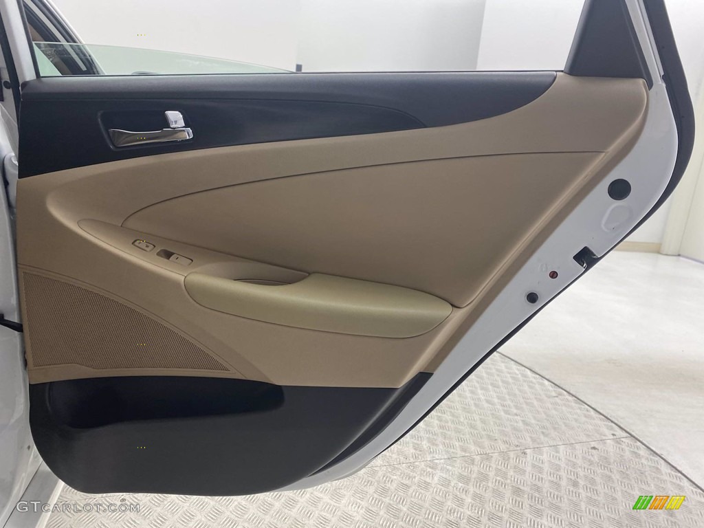 2013 Sonata Limited - Shimmering White / Camel photo #35